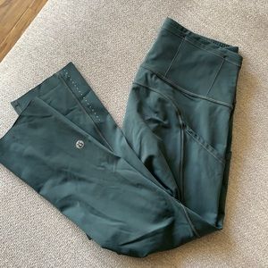 Lululemon Fast and Free Crop 19”, Size 4, EUC
